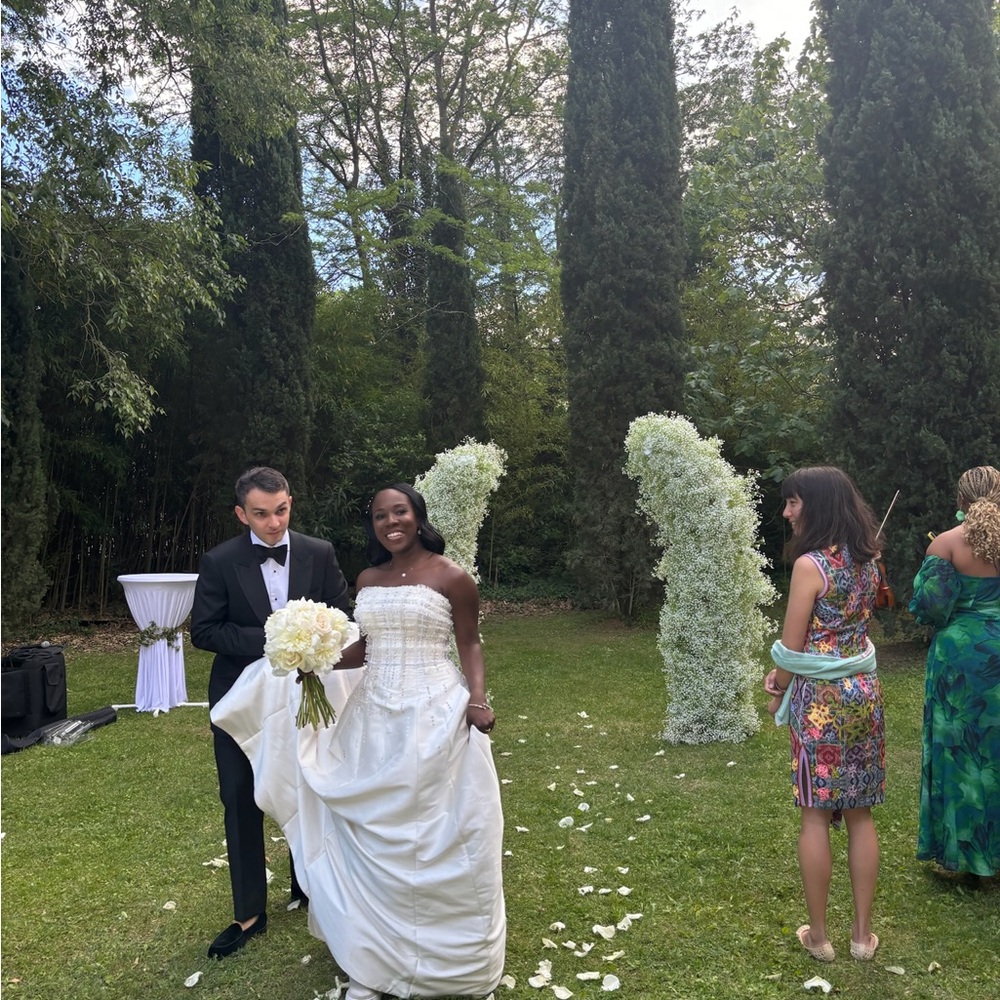 VIKTOR & ROLF frosted Tweed Wedding Gown